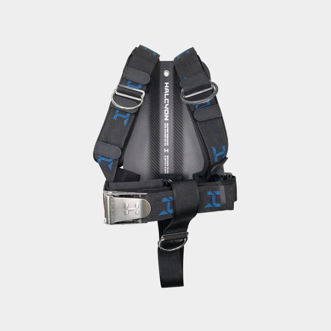 Halcyon Carbon Fiber Backplate (Short) with Harness w/o Cinch
