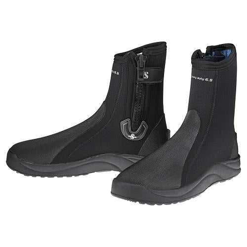 SCUBAPRO Heavy-Duty Dive Boot, 6.5mm, Black
